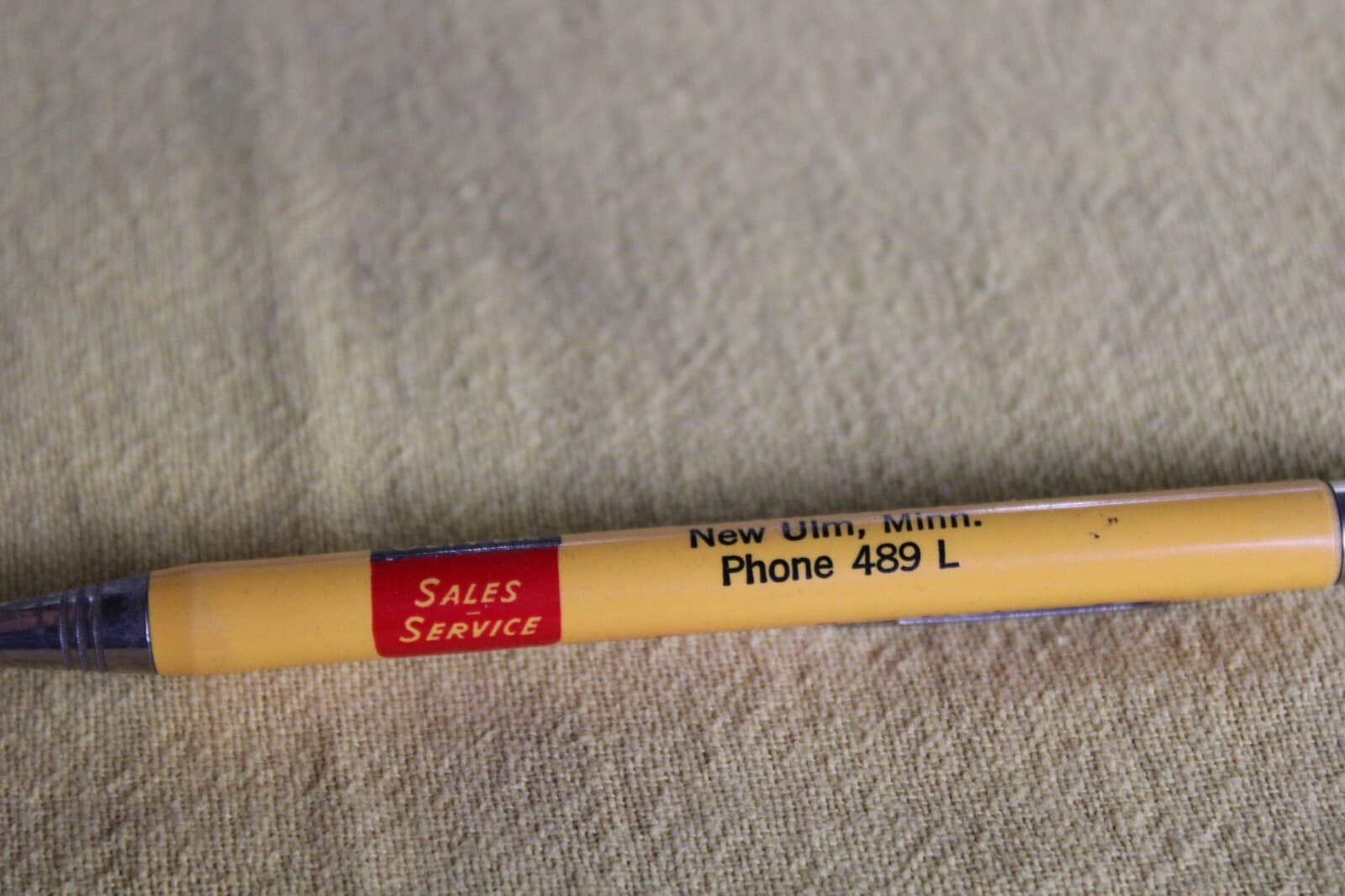 great shape * 1940's OLIVER TRACTOR Old NEW ULM MN Advertising Mechanical Pencil 4