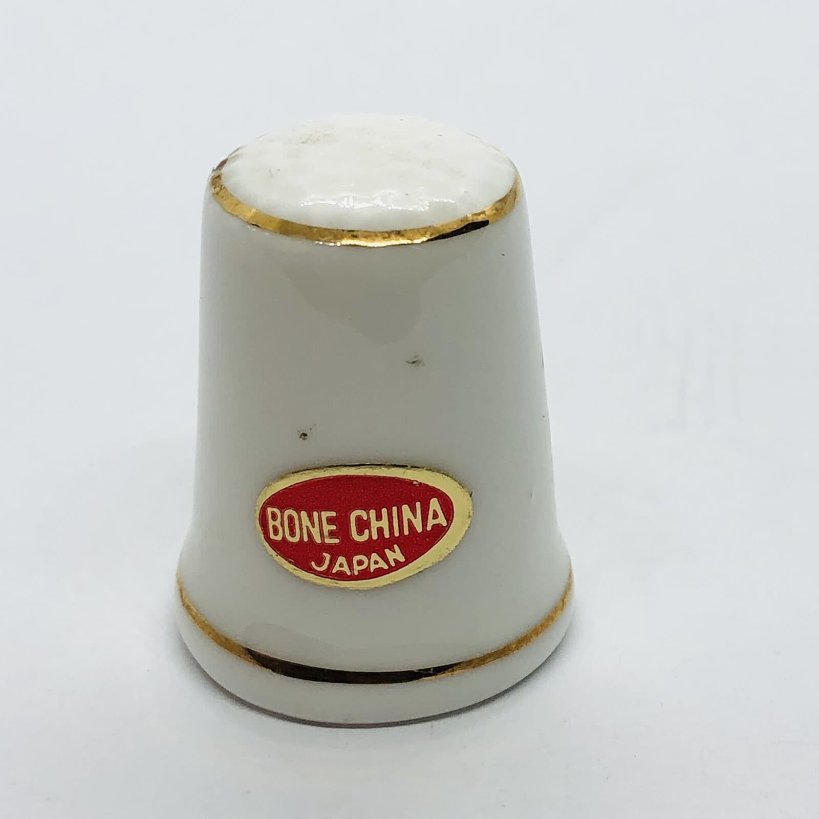 Vtg Wildlife Jack Rabbit Bone China Thimble - Made in Japan 2