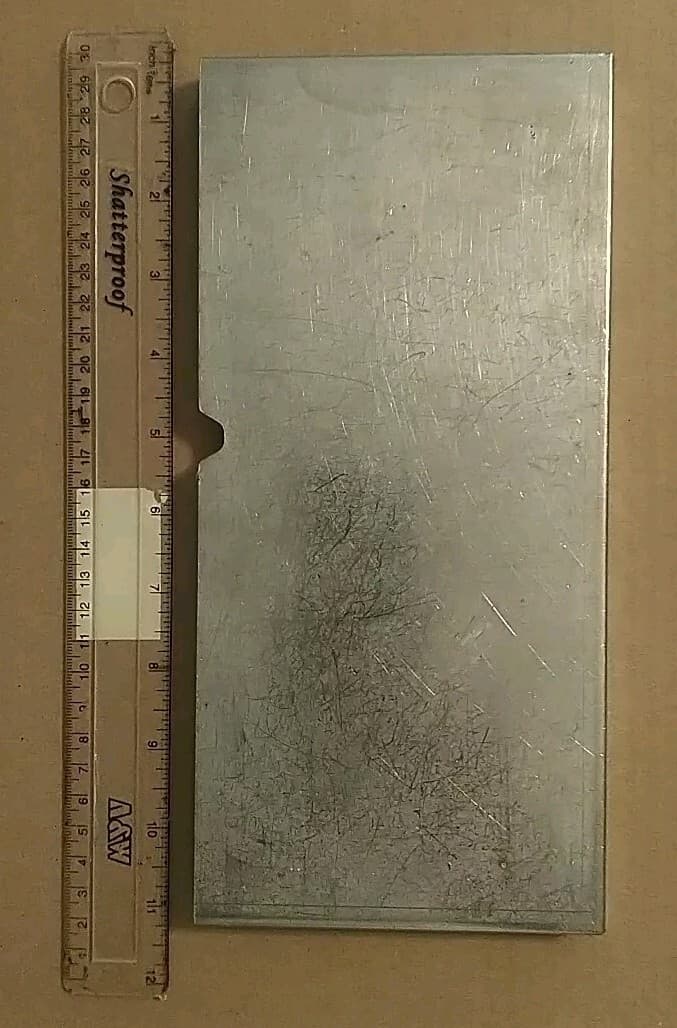 Hobart AM14 Commercial Dishwasher Stainless Steel Overflow Cover OEM 289111 2