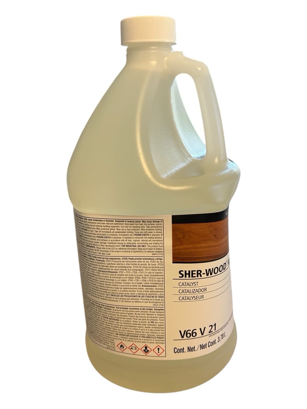 Sher-Wood KemVar Catalyst V66 V21 for Industrial Shop Applications - 1 Gallon 2