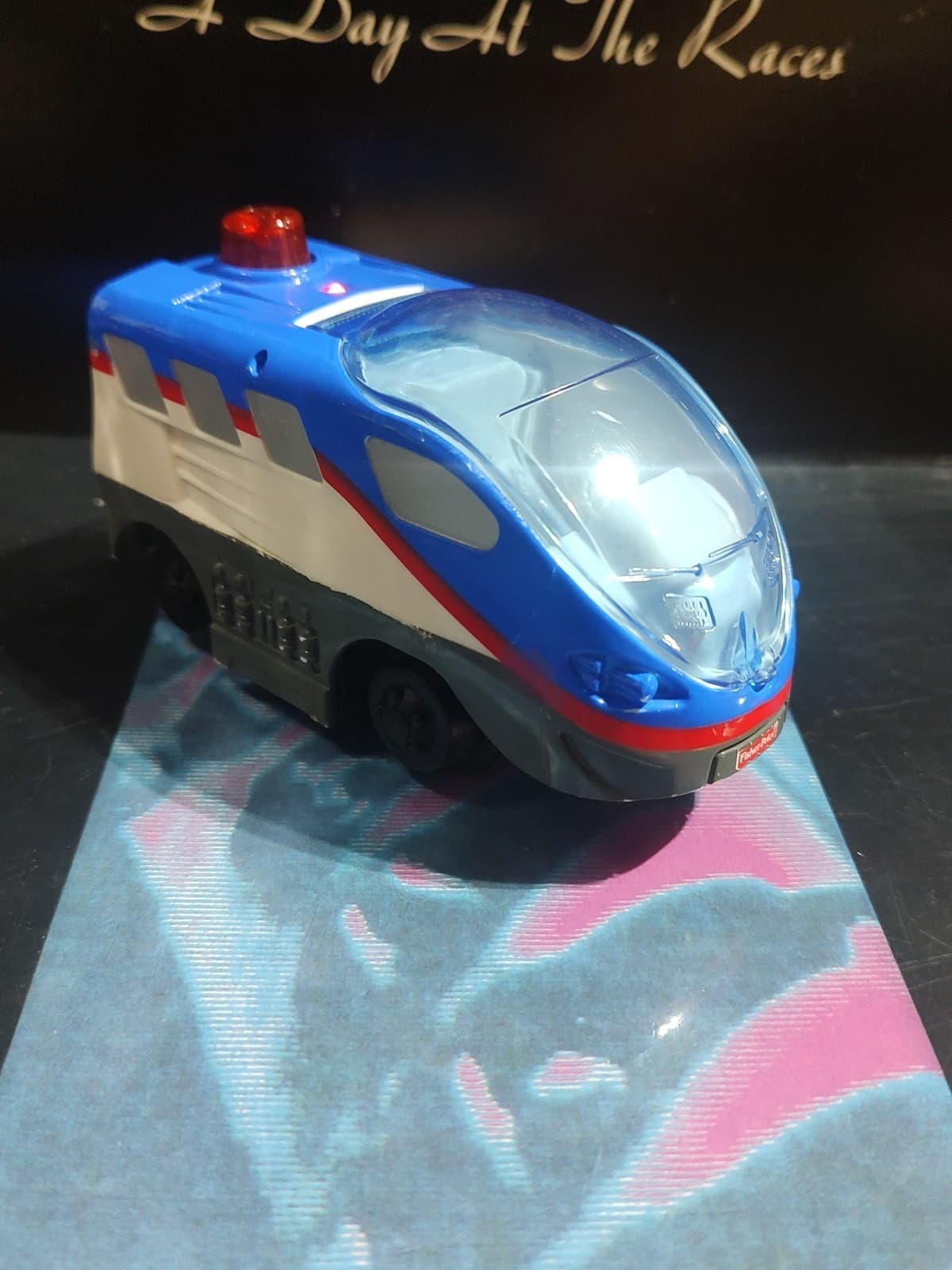 Rare 2010 Geotrax Blue Stand Alone Aero & Alt Eric Train Engine & Remote Lot! 5