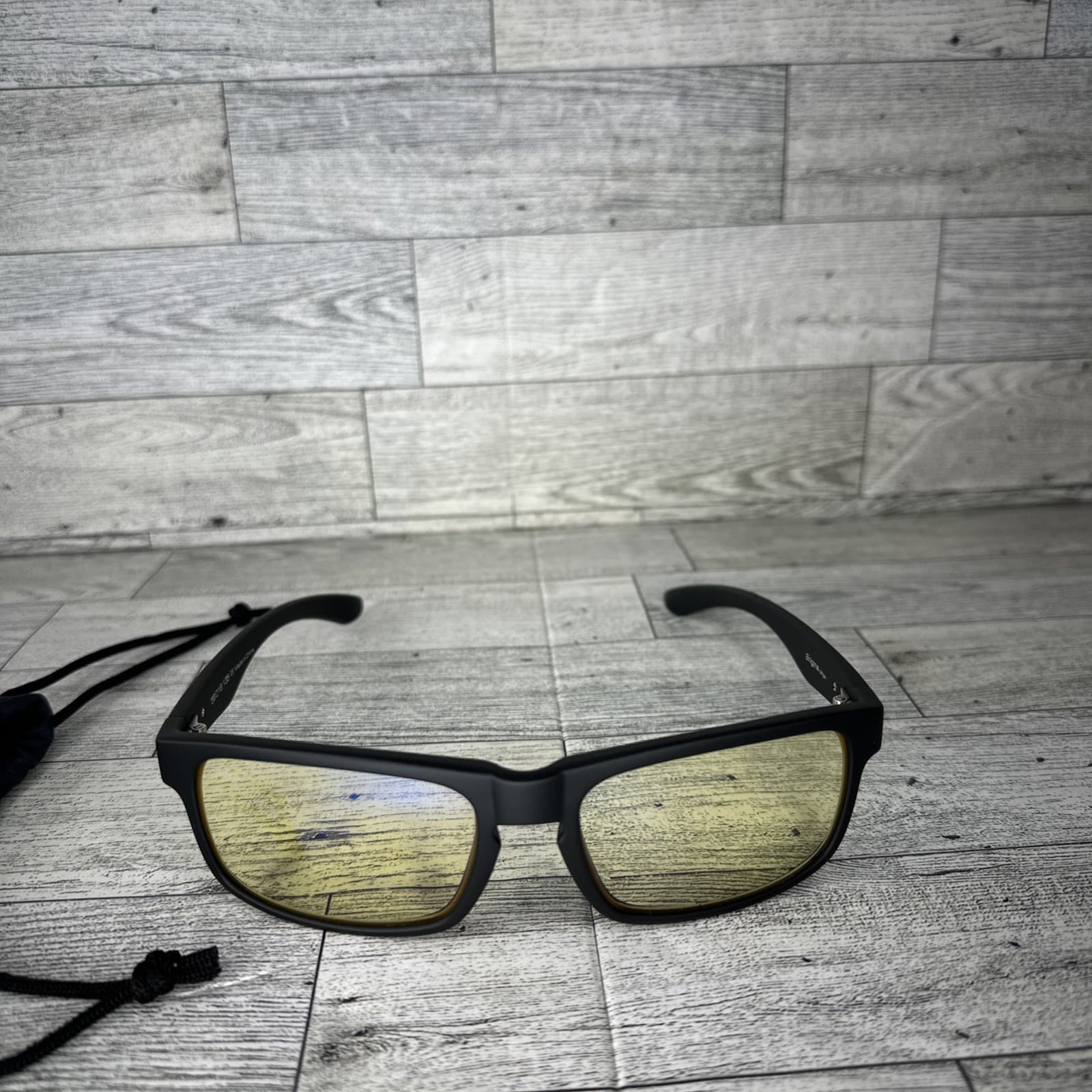 Gunnar Enigma Onyx Frame Gaming And Computer Glasses Amber Lens 58-18-135 2