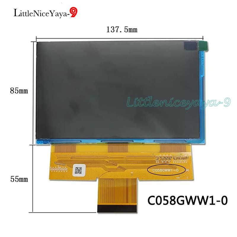 For 5.8" 1280x800 CL720D CL760 C058GWW1-0 Projector LCD Display Screen Panel