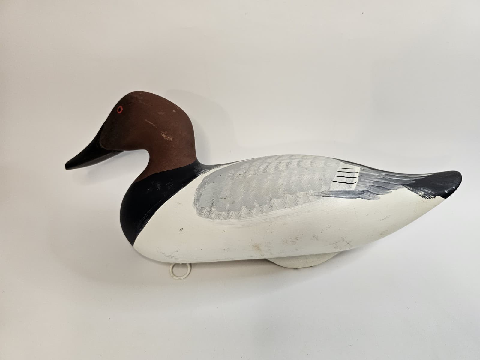 Captain Harry Jobes Canvasback Duck Decoy Signed 1996 5