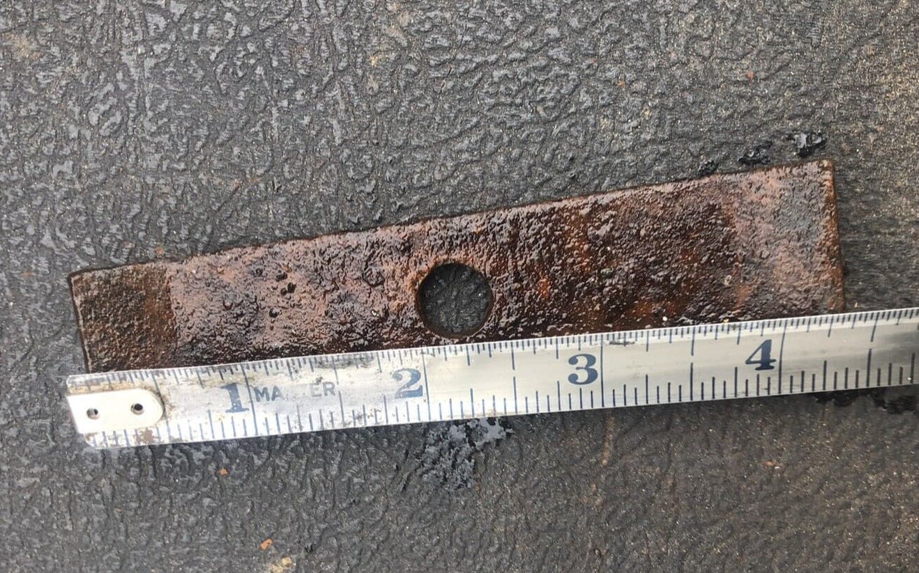 1- Rock Rake Tine Spacer,  maintains space on 1" single hole tines 3/16'' 5