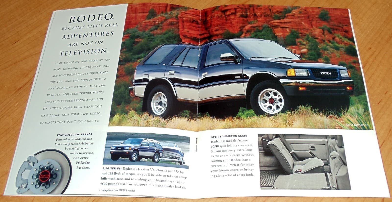 ISUZU * 1995 Model Line Sales Brochure * EXCELLENT CONDITION * FREE SHIPPING 5