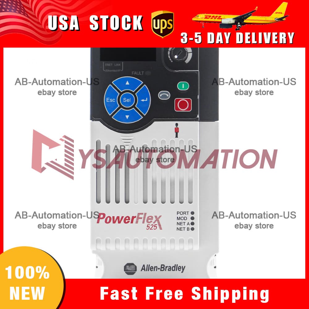 Allen Bradley 25B-D6P0N104 PowerFlex 525 2.2kW (3Hp) AC Drive Factory Sealed 2