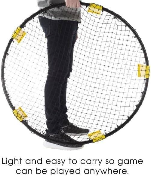 Hey! Play! Battle Volleyball – Outdoor Adjustable Round Net Tournament Set 4