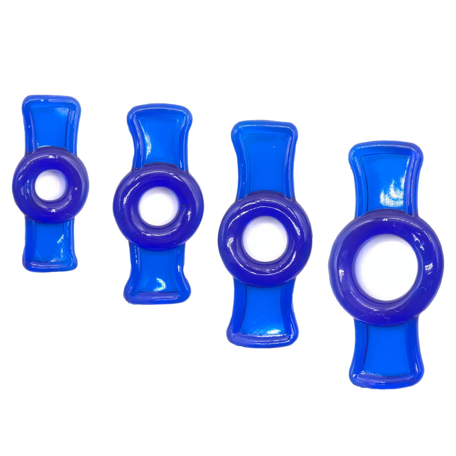 LeLuv Constriction Rings 4-Pack Clear Stretchy Universal for Vacuum Pumps 2