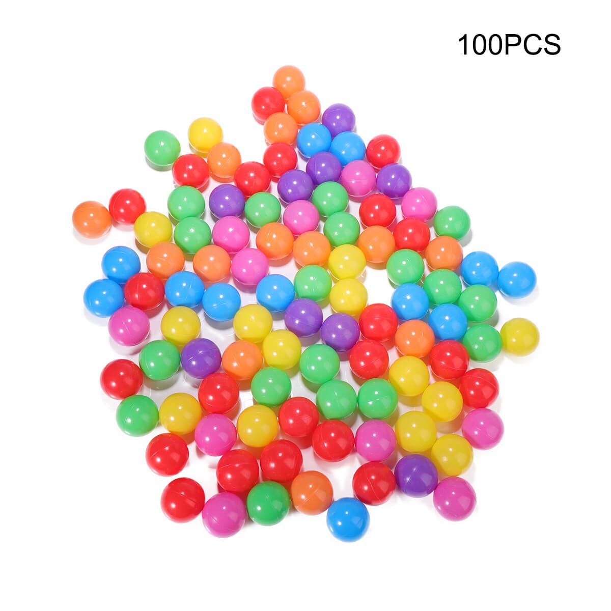 100pcs Pit Balls Plastic Macaron Ocean Balls Kids Toy Balls for 1-3 Years 2