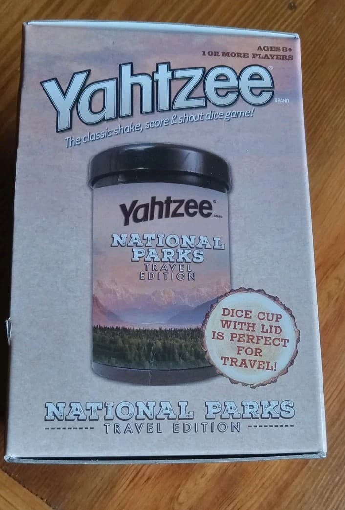 YAHTZEE  National Parks Travel Edition 2020 Dice Game- BRAND NEW SEALED - ENJOY! 4