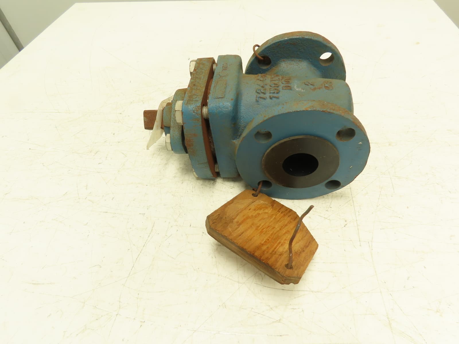 DOW Chemical Rubber Lined Plug Valve 2" Flanged 150 WCB 3