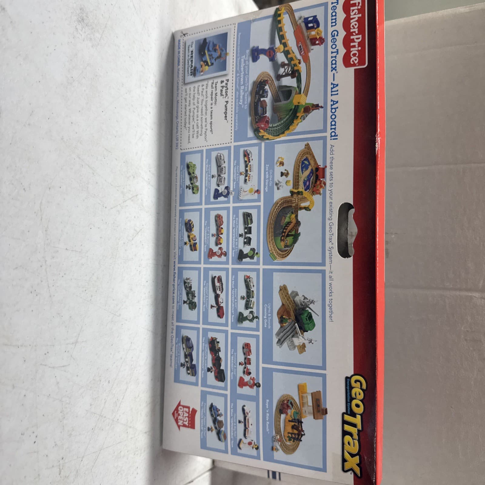 GeoTrax Push Vehicle The Repair Team Transportation System NEW IN BOX 2