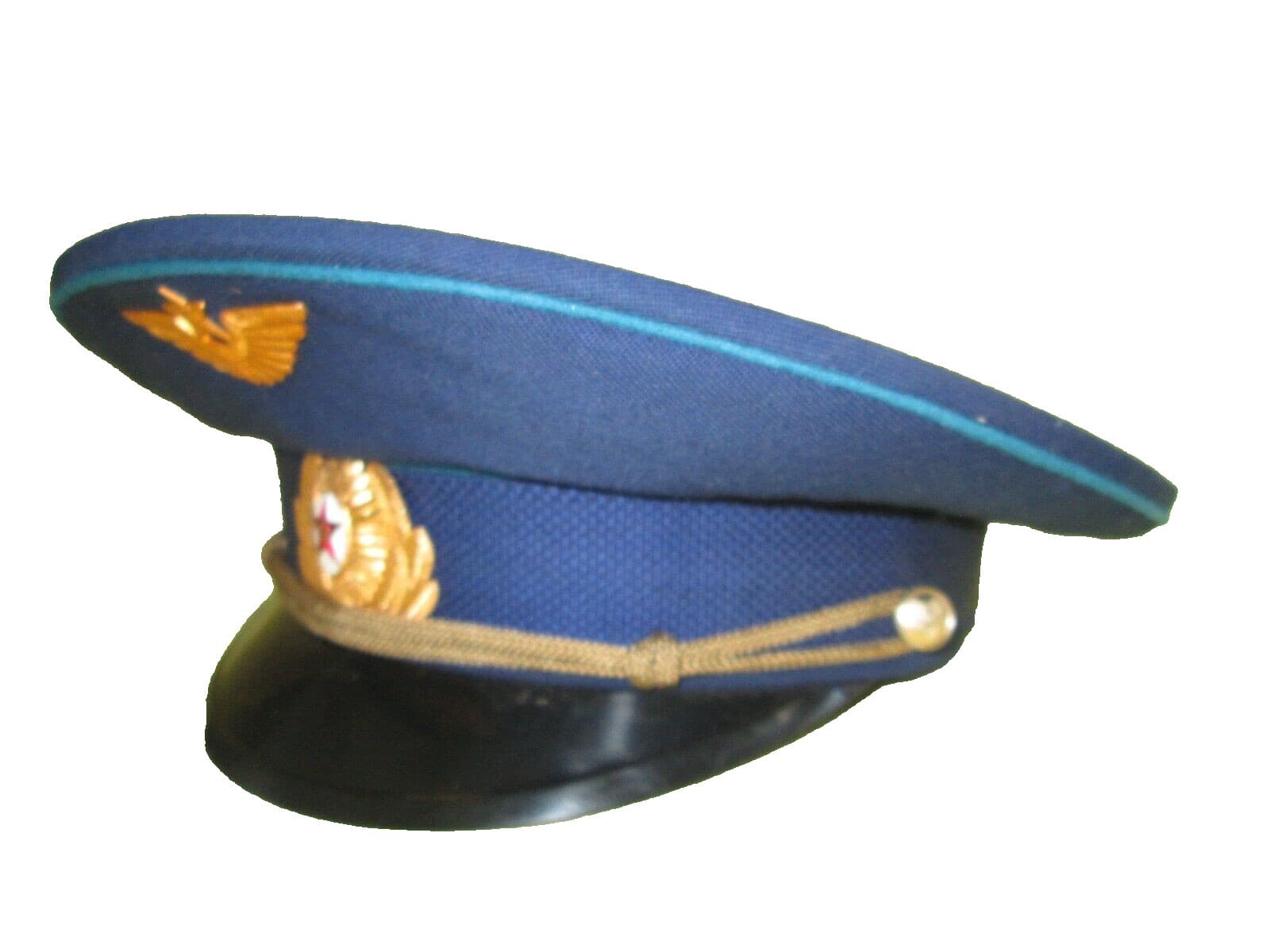 Original 1993 Russian AF Officer Visor Dress Hat/FREE SHIPPING IN US 3