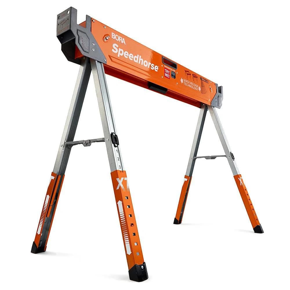 Bora Portamate Adjustable Speedhorse Xt Sawhorse Work Support System Two Pack 5