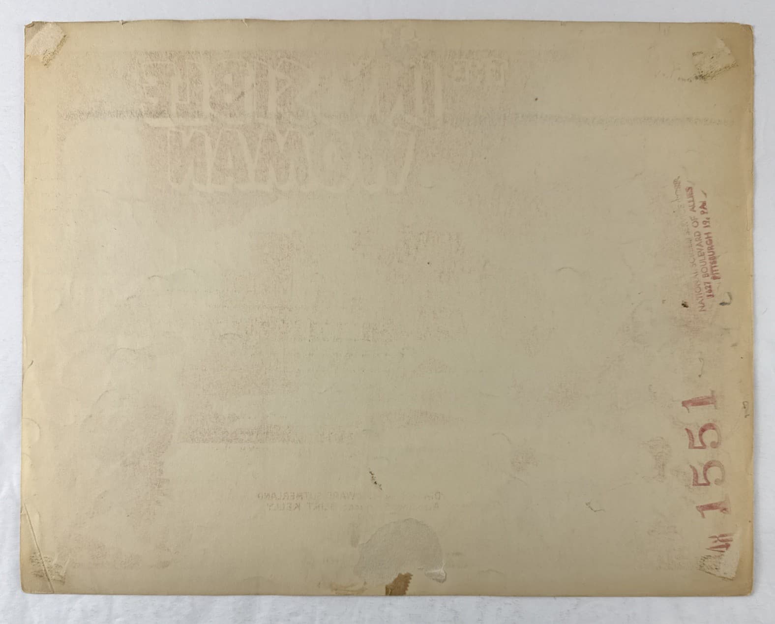 INVISIBLE WOMAN Lobby Card (VeryGood+) 1948 Sci-Fi Movie Poster Art 27644 2