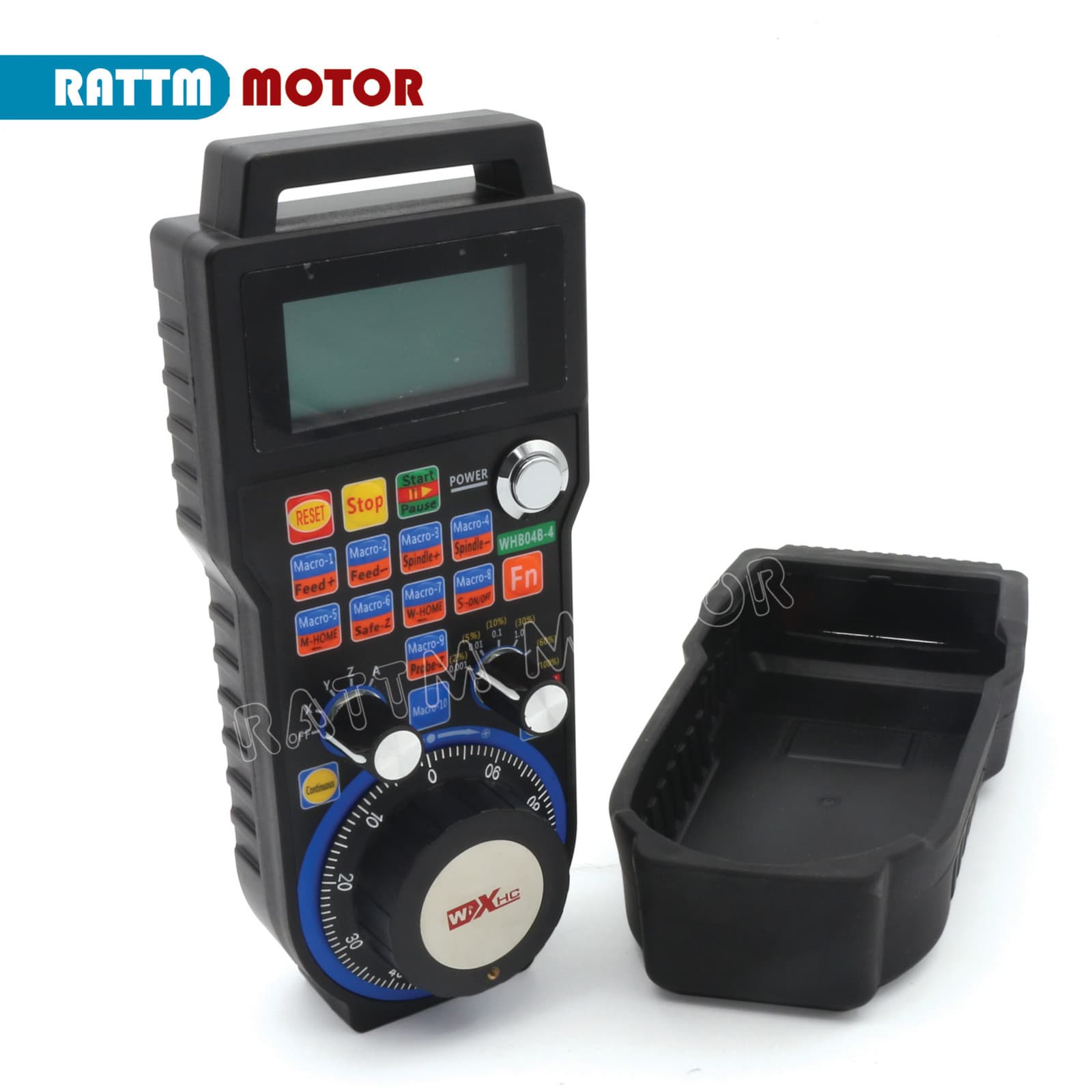 【USA】4 Axis MPG Wireless Handwheel USB Receiver MACH3 Control For CNC Machine 3