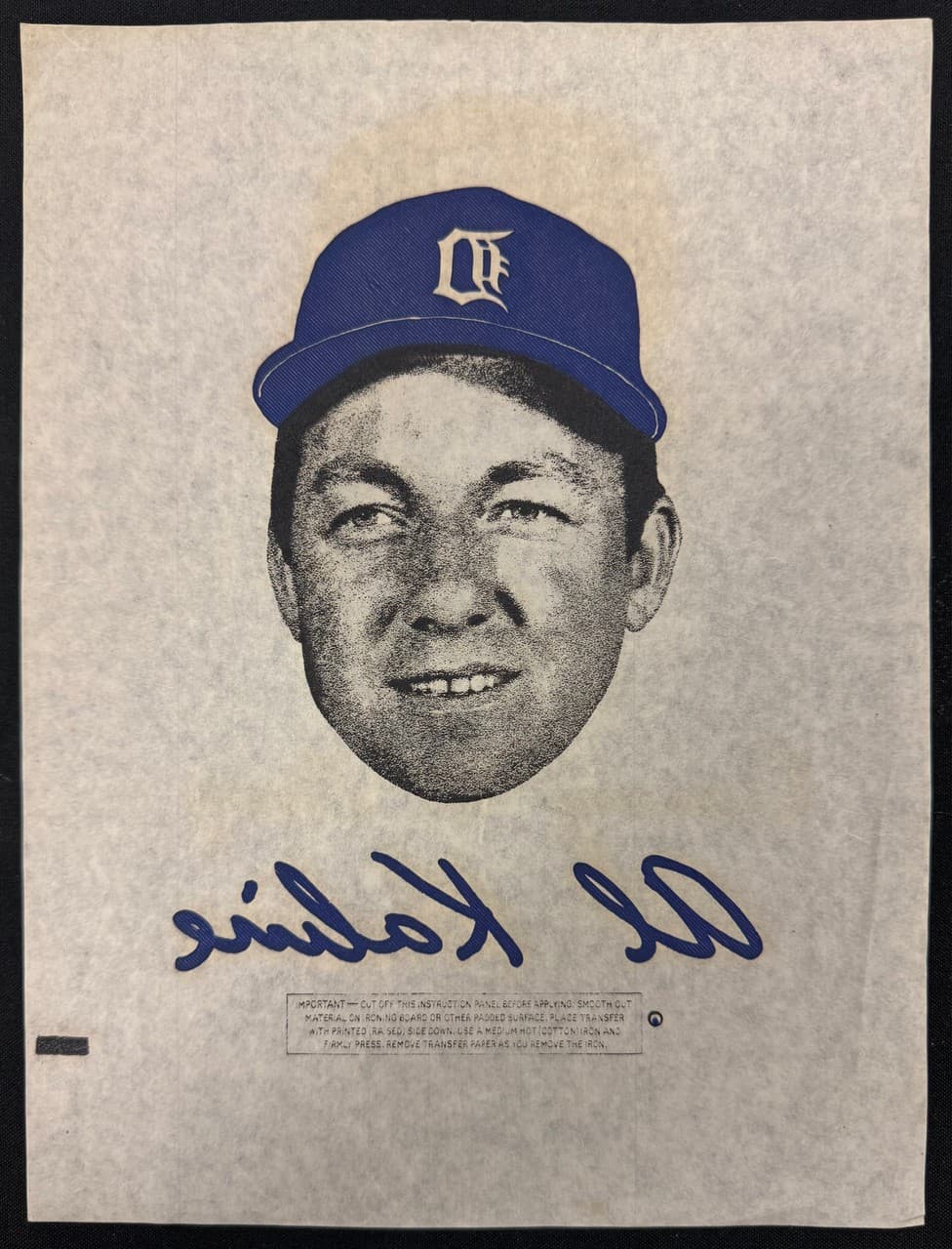 1968 Detroit Tigers Iron-On Transfer Lot of 5 w/ Kaline 2