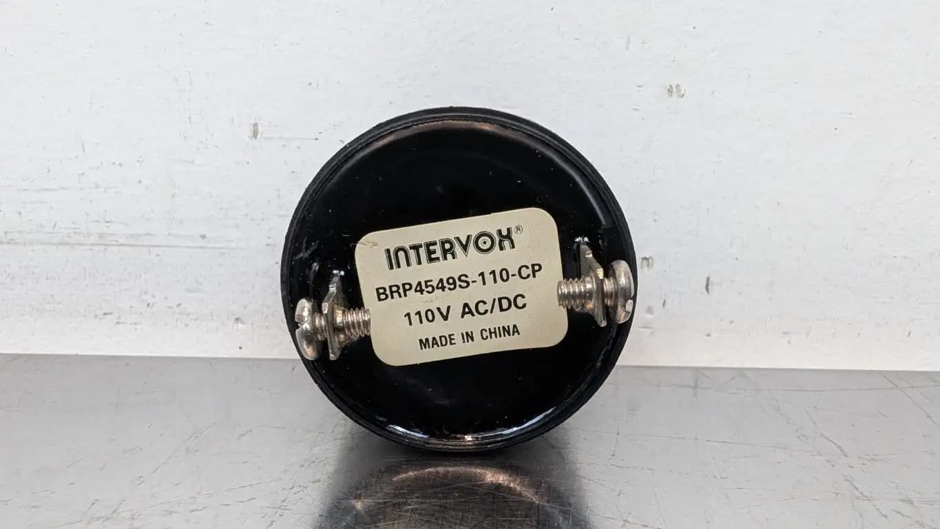 Intervox BRP4549S-110-CP Audio Warning Device 110V AC/DC 3
