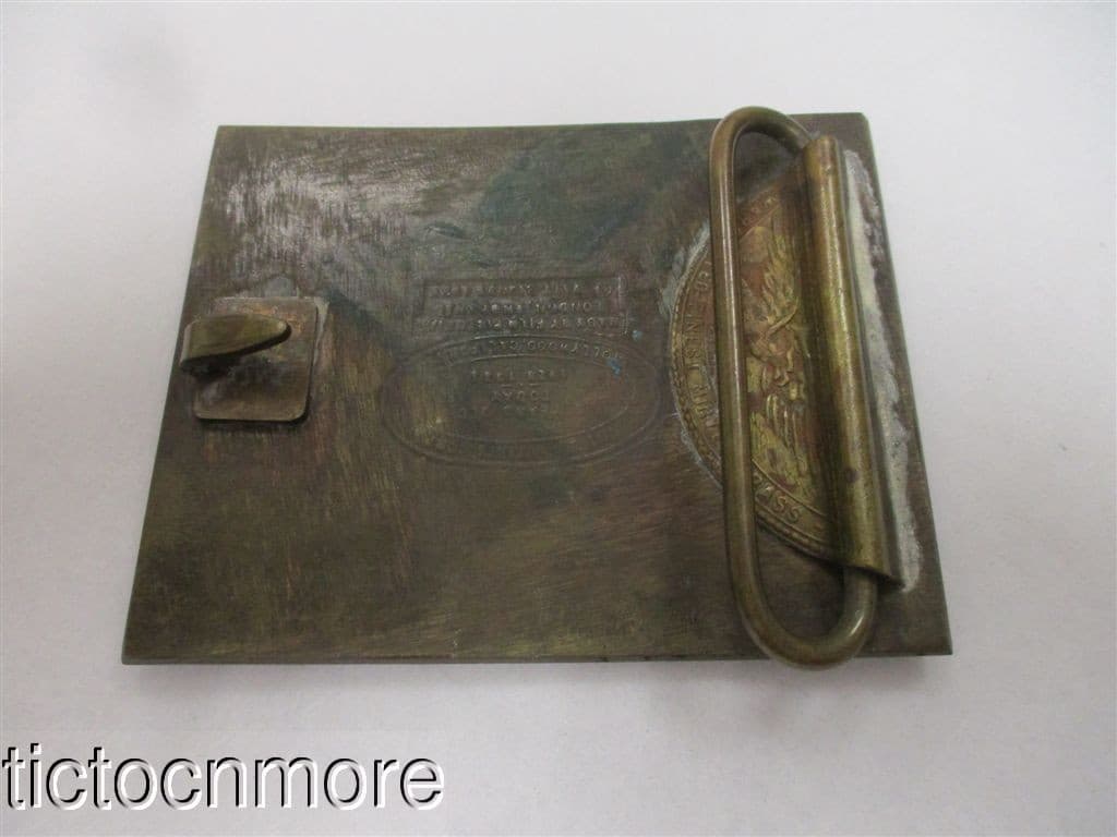 ANTIQUE TIFFANY 1937 DISNEY MICKEY MOUSE UNITED ARTIST CORP BRASS BELT BUCKLE 5