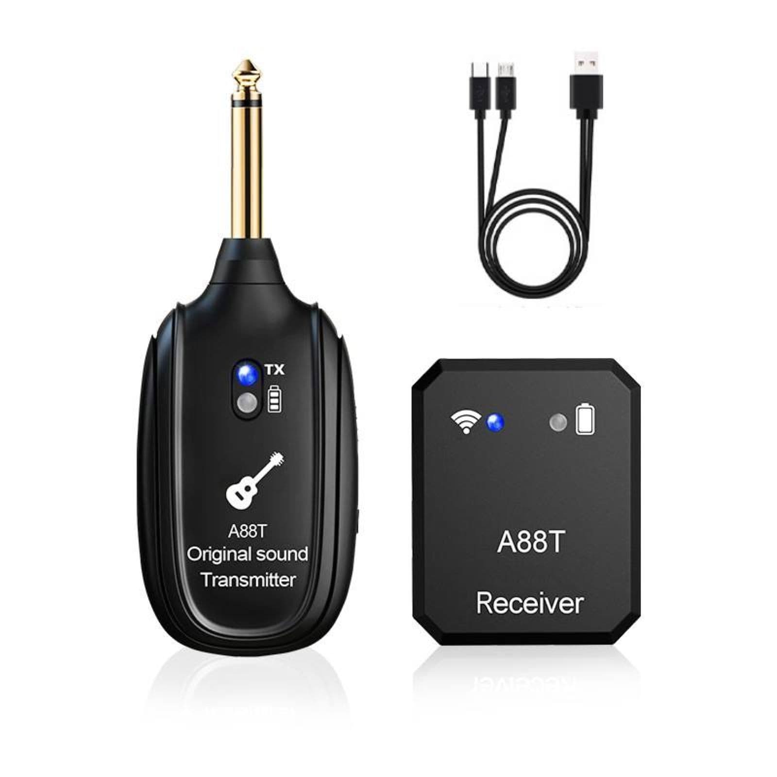Rechargeable Wireless 2.4GHz In-Ear Monitor IEM System Transmitter Receiver 2