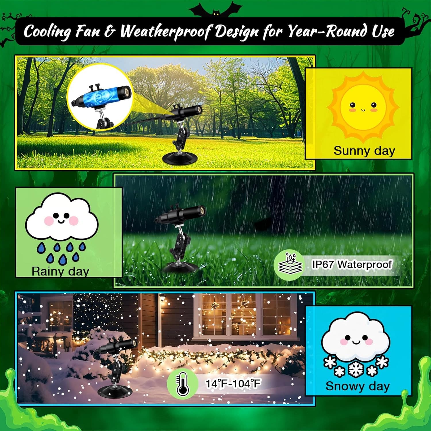 Green Laser Line Projector for Holloween Party Decor Laser Swamp Halloween Proje 5