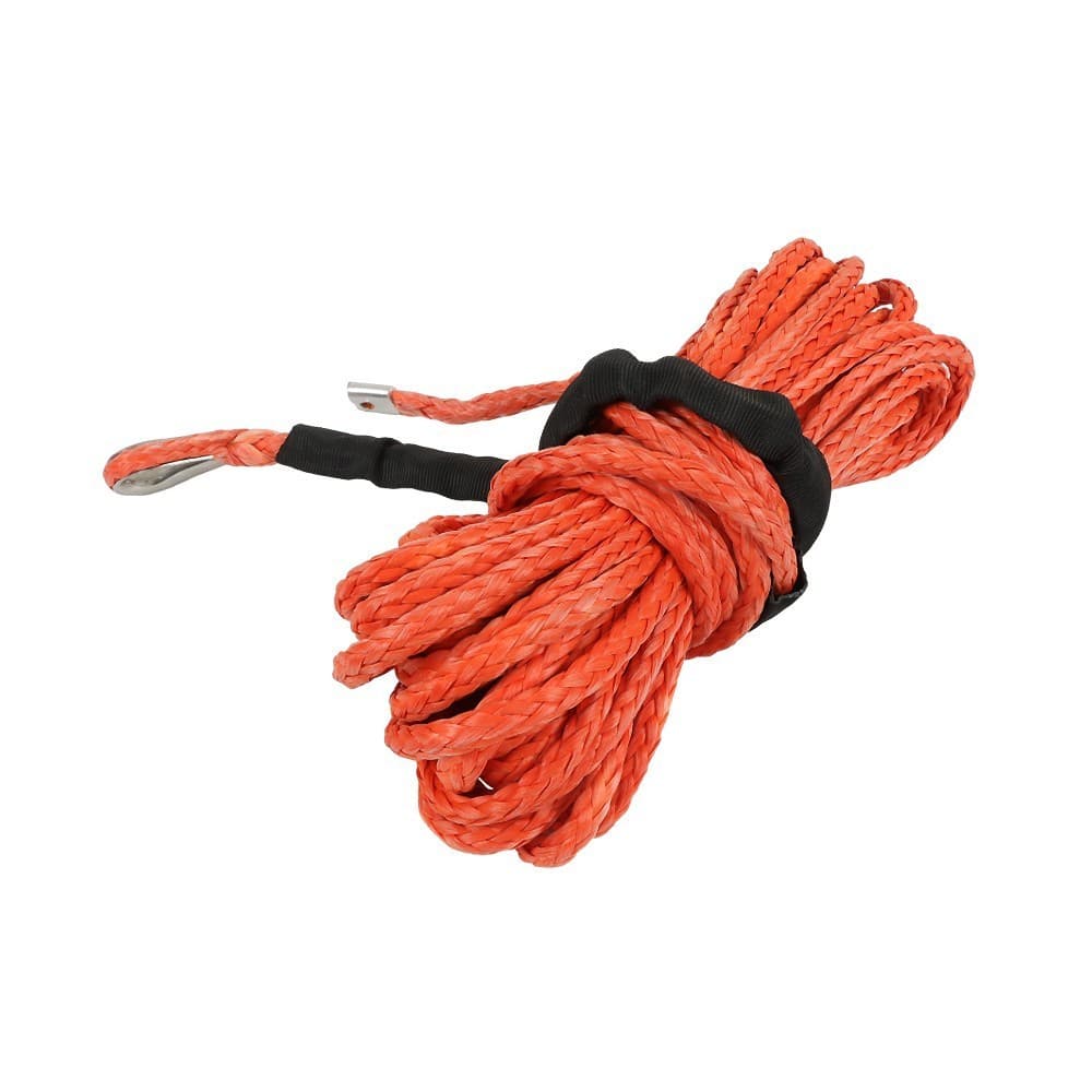 Synthetic Winch Rope Line Recovery Cable for ATV UTV w/ Sheath 5/16"x50' 12000LB 5