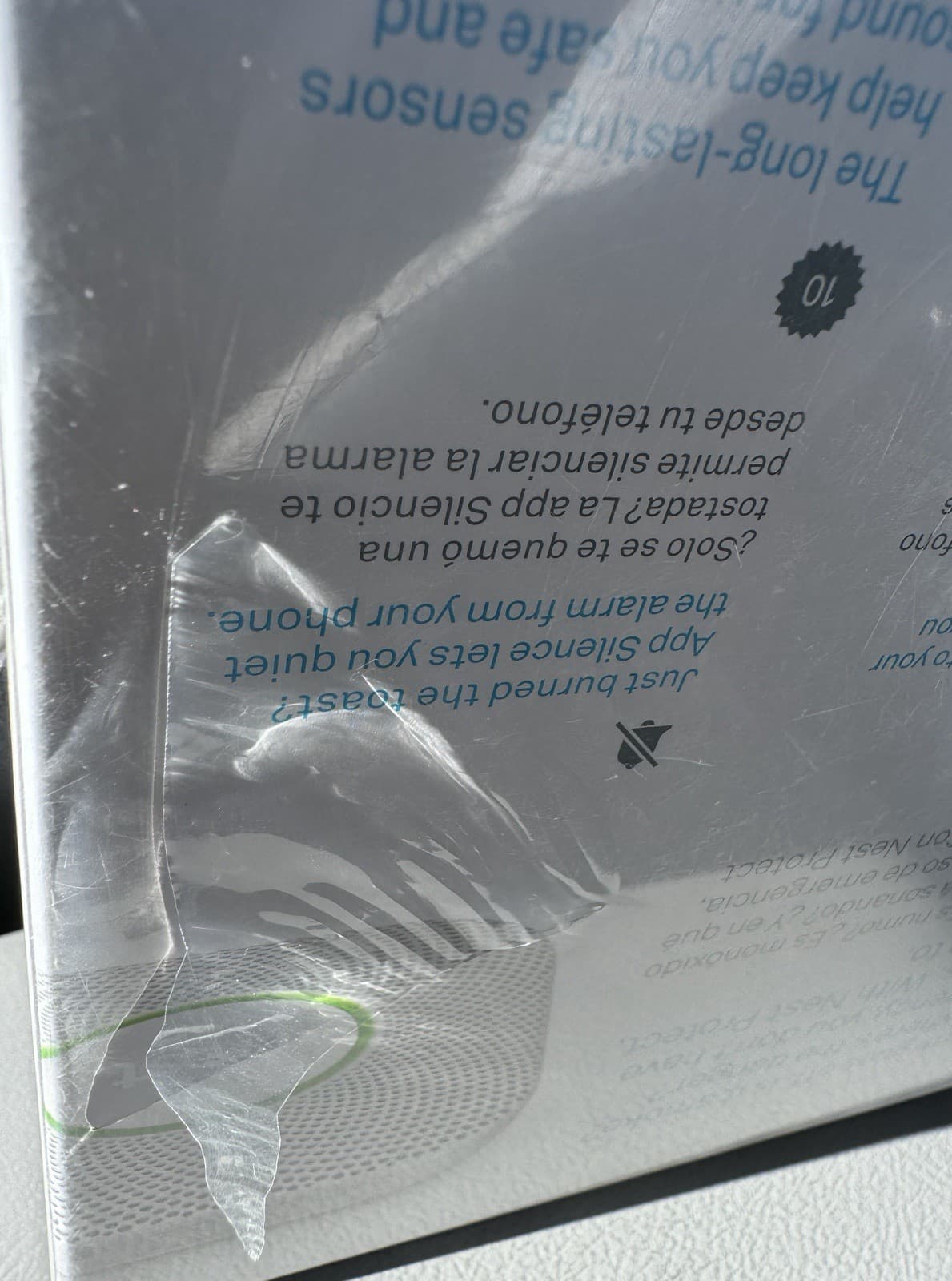 Google Nest Protect Battery S3000BWES Smoke/Carbon Monoxide Alarm Detector White 6