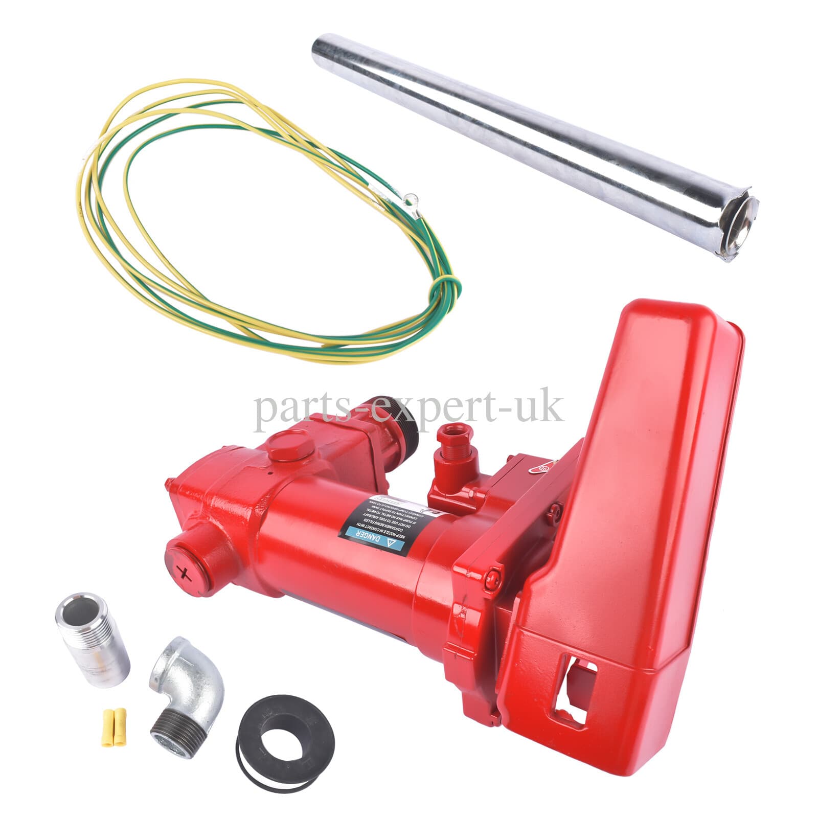 Fuel Transfer Pump 12V 25GPM High Flow DC Transfer Pump Cast Iron Gas Heavy Duty 3