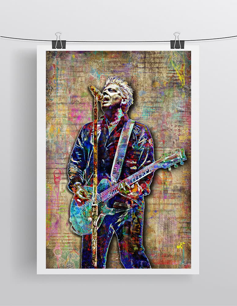 DEXTER HOLLAND of The OFFSPRING Tribute 12x18inch Poster Offspring Free Shipping 2