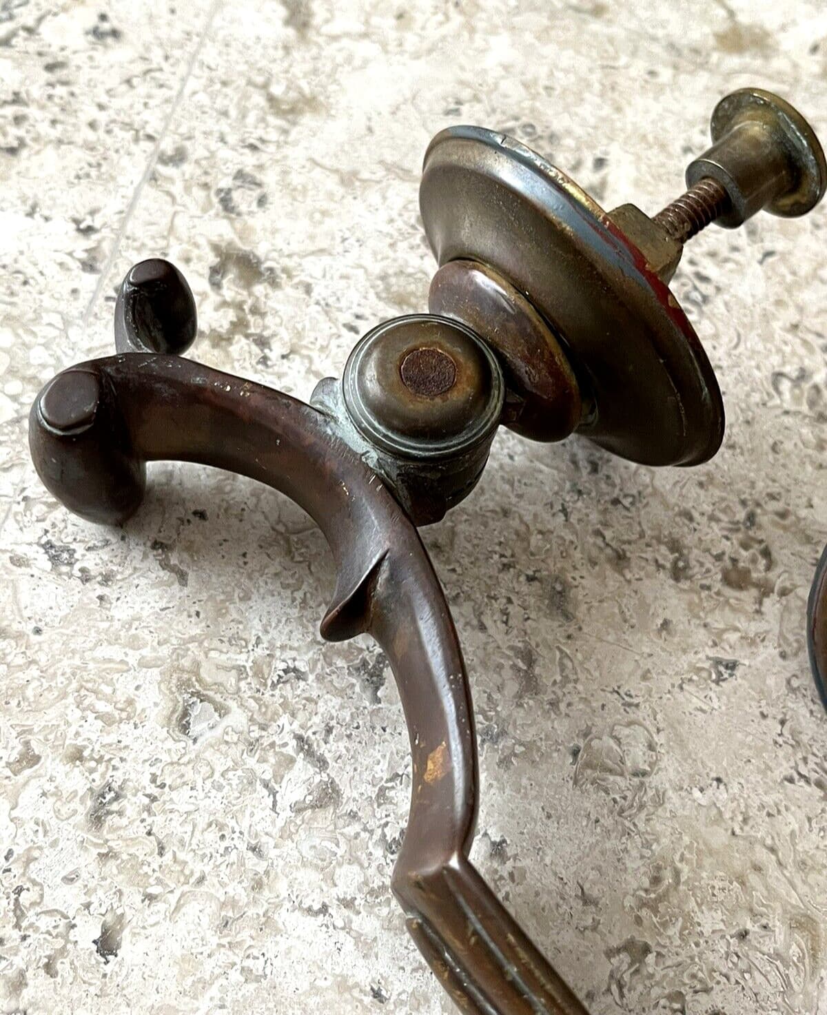 ANTIQUE c.1919 VICTORIAN EDWARDIAN BRONZE DOCTORS DOORKNOCKER 6