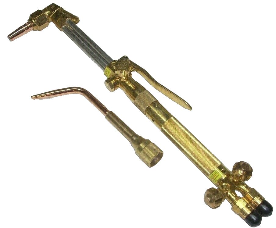 Harris Ironworker Oxy Acetylene Cutting Welding Torch w Gas Mixer & Tips