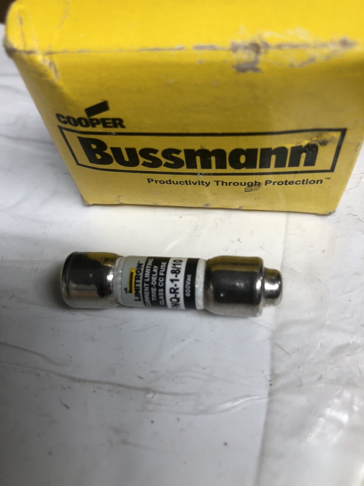 1-8/10A Time Delay Melamine Class CC Fuse 600VAC