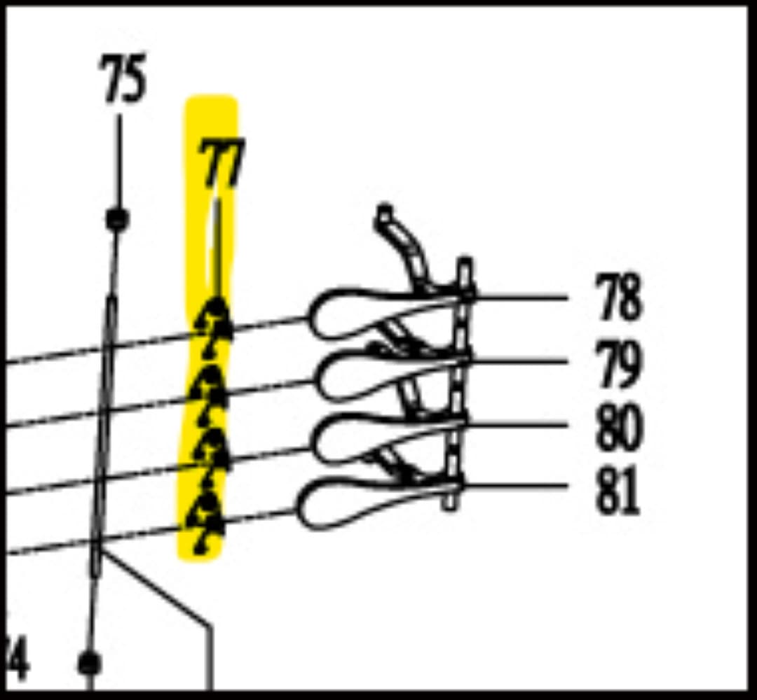 Jupiter Tuba, Rotary Valve Lever Spring 3