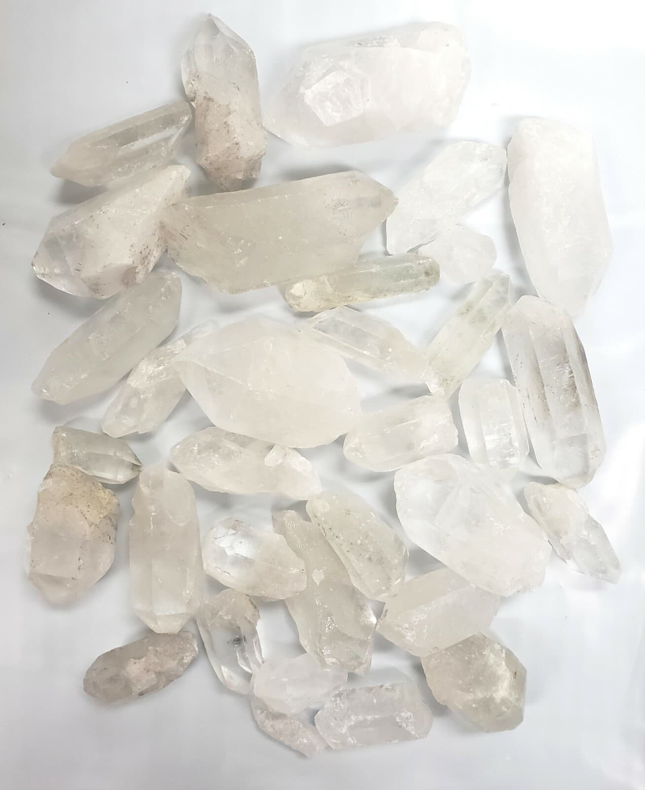 Quartz Crystal Bulk 1 LB - 2 LBS - Wholesale Quartz Crystal Points  5