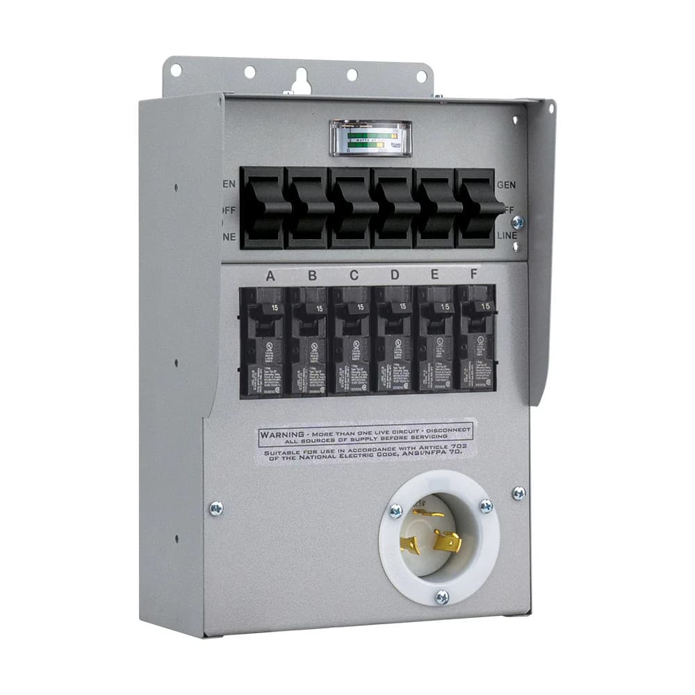 Reliance 306A1 Indoor ProTran 2 30A 125V Portable Generator Transfer Switch 3