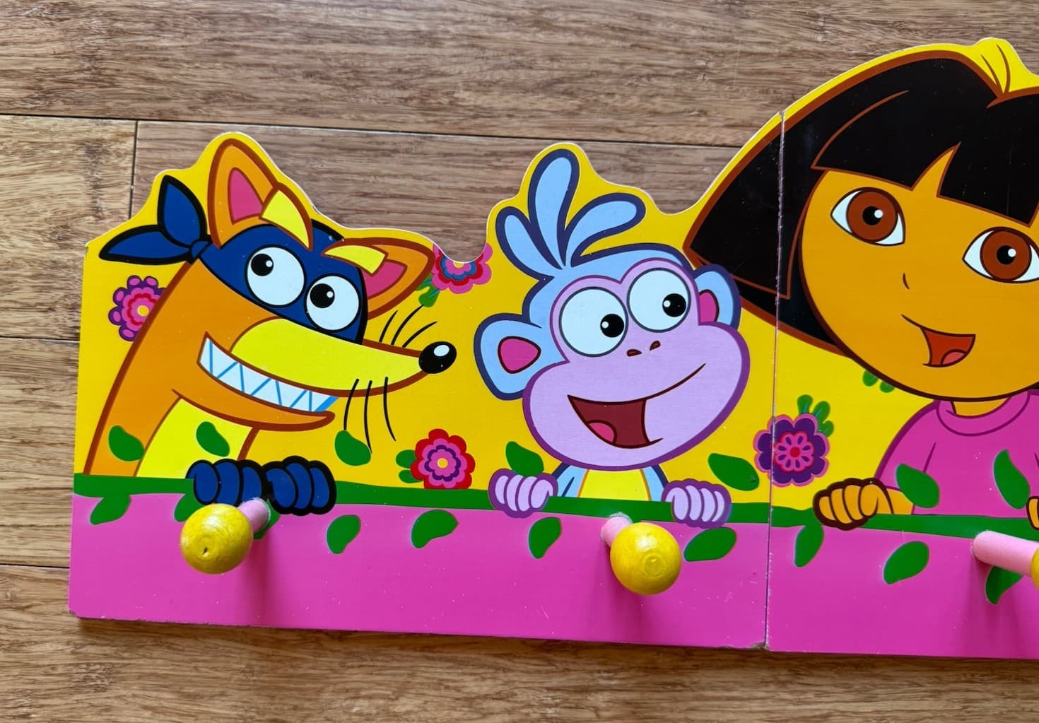 Vintage Dora the Explorer - Diego - Coat Rack Shelf - 2004 - Nick Jr - HTF 2