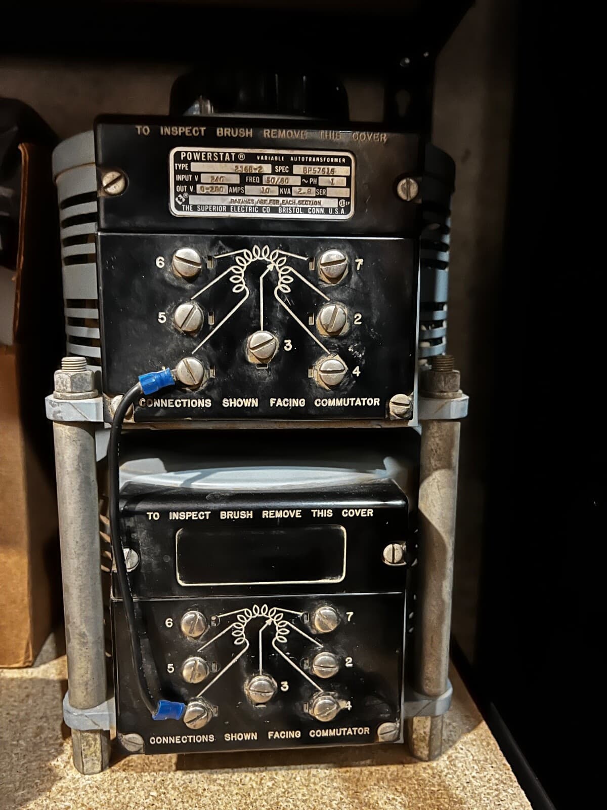 Powerstat 236B-2 Variable Autotransformer 240-volt, 50/60Hz 6