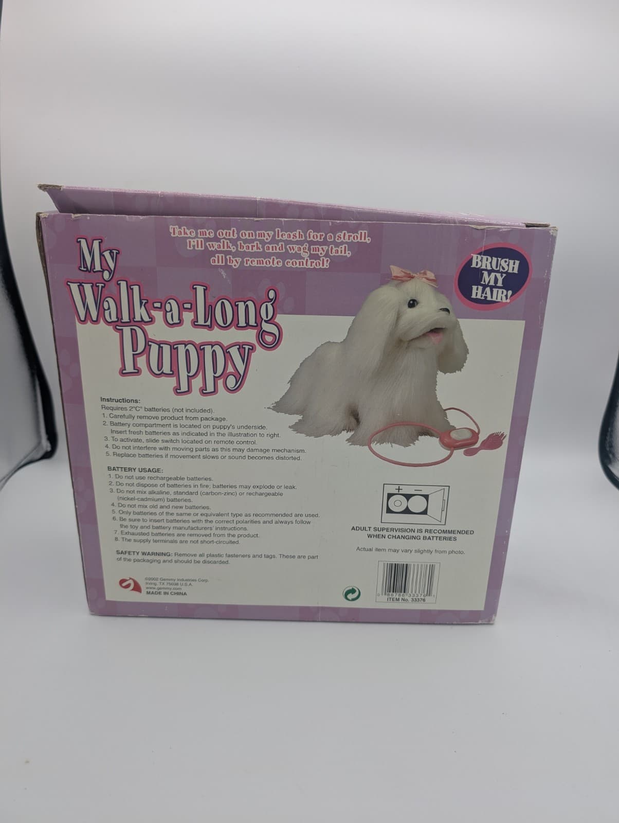 NIB 2002 Gemmy My Walk With Me Puppy 3