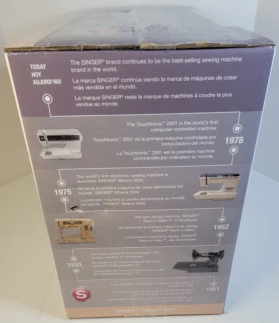 SINGER 3337 Special Edition Beautiful Blush Sewing Machine | 29 Stitches, 108 Ap 5