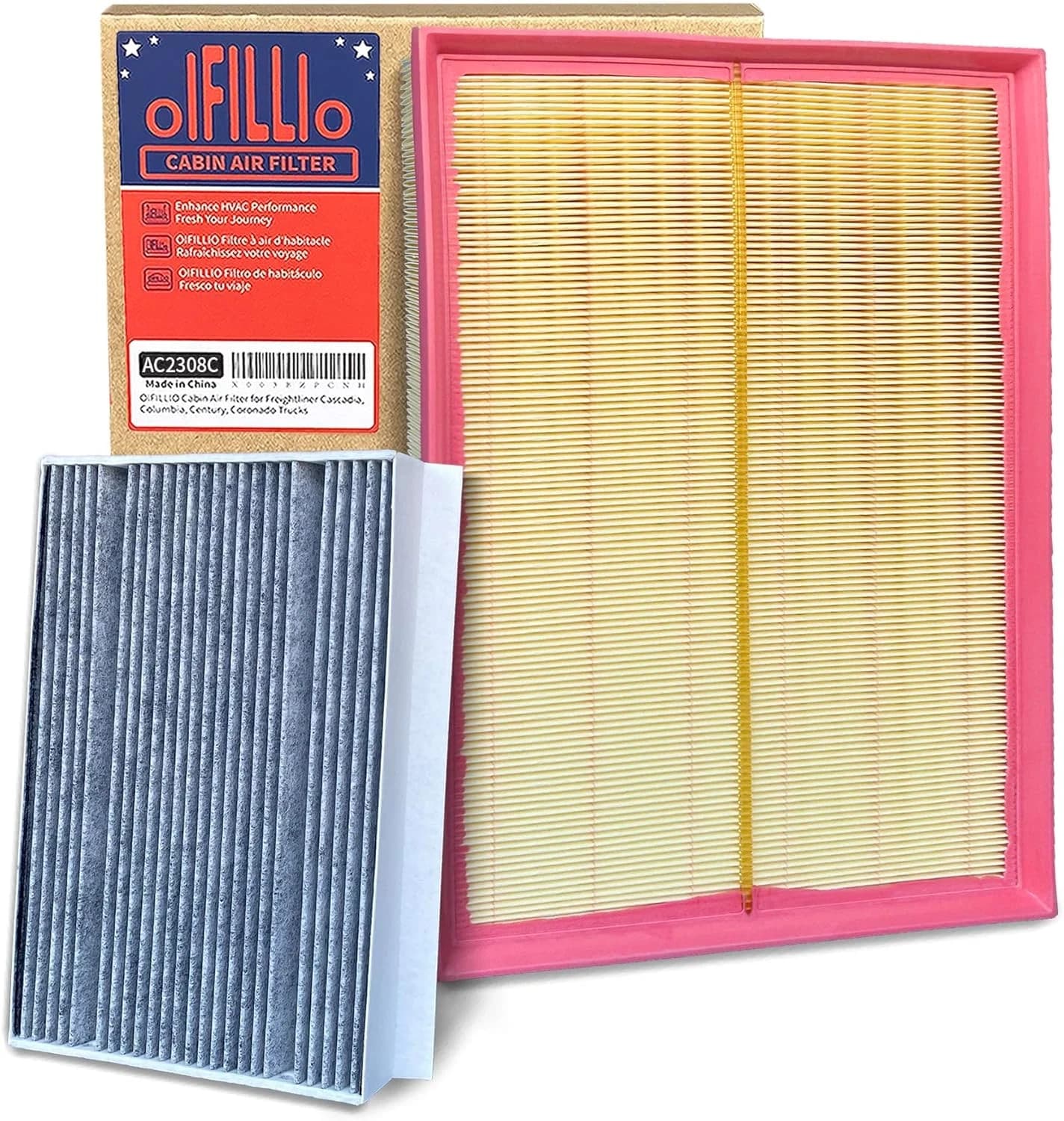 Cabin & Engine Air Filter for 2019-2022 Mercede Sprinter Van 2500 3500 3500XD, 2