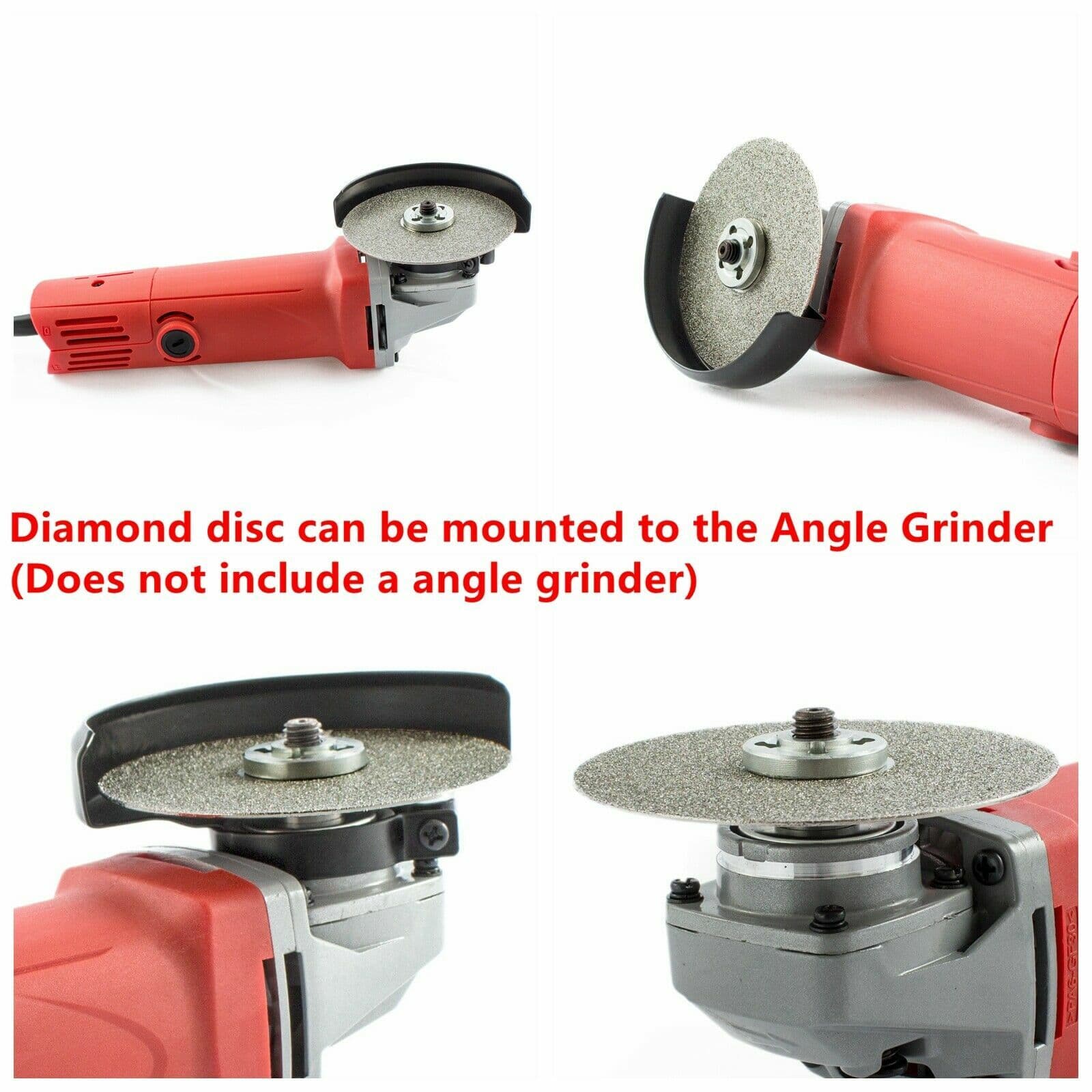 4'' inch Diamond Grinding Disc Abrasive Tools Grit 500 Medium for Angle Grinder 6