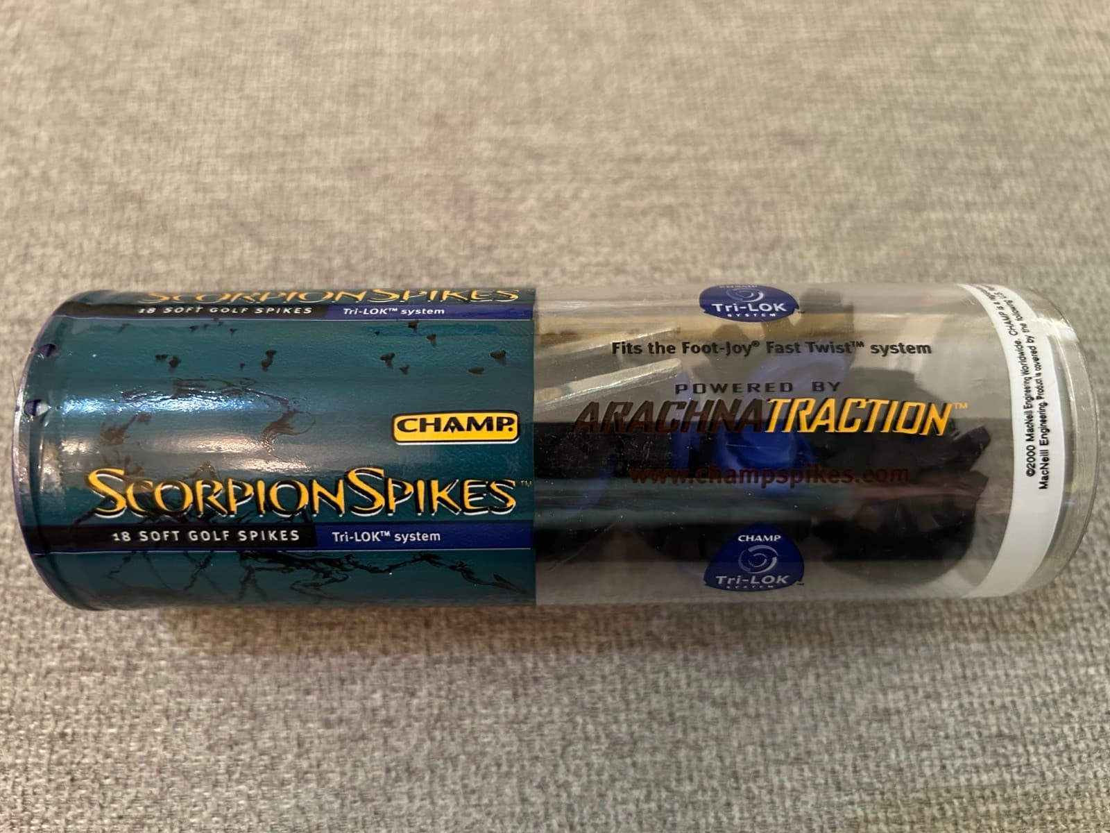 NEW Champ Arachna Traction Scorpion Tri-LOK Golf Spikes Cleats Set of 18