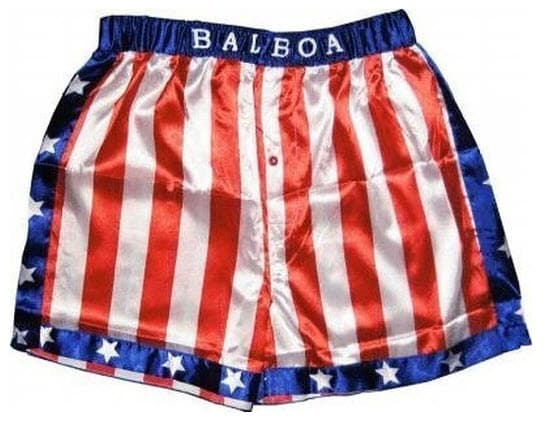 Rocky Balboa Boxing Halloween Cosplay Costume Replica Shorts Trunks