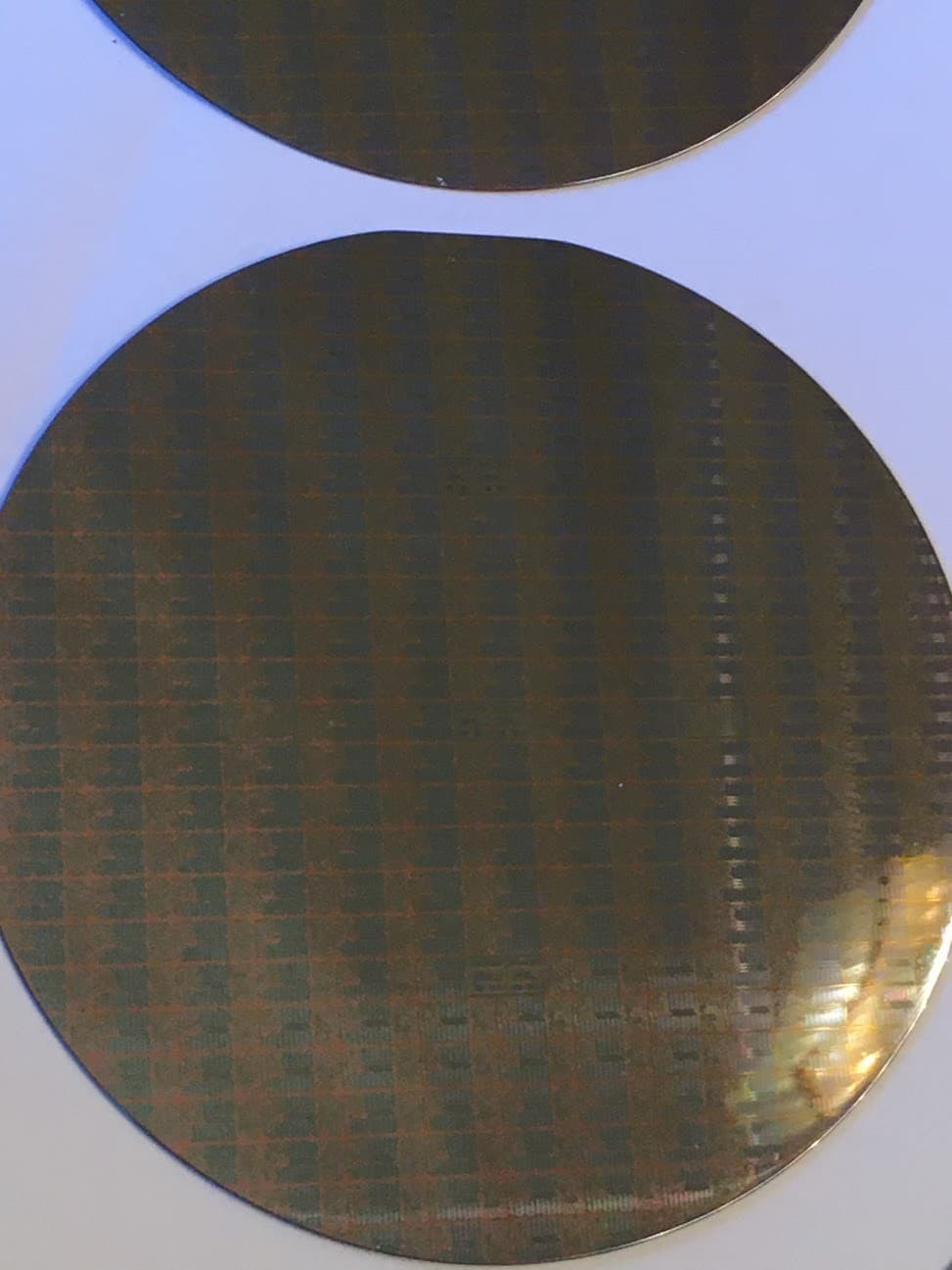 4"  Intersil General Electric? Silicon Wafer 1984  Rare Vintage CPU Chip 2