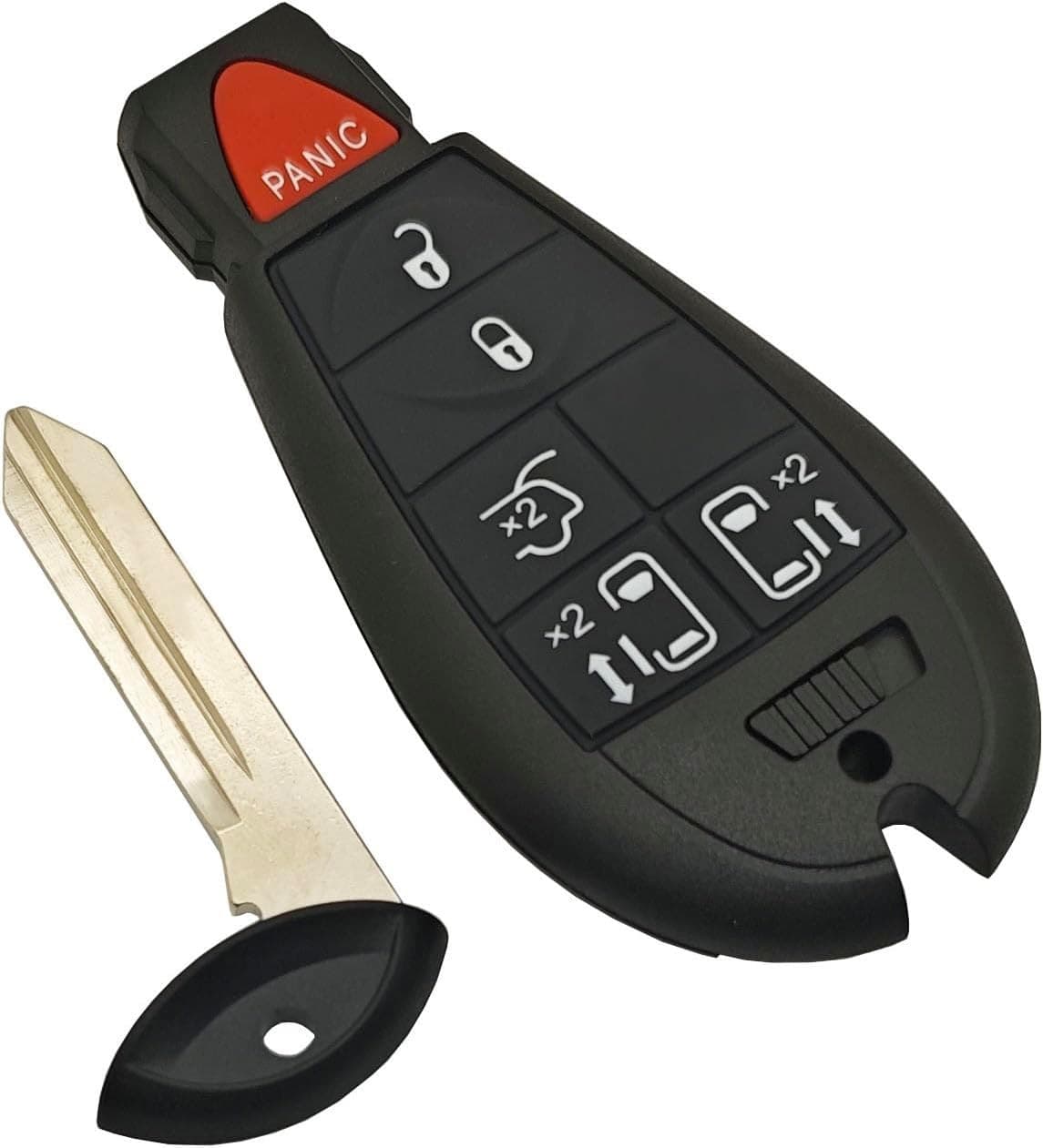 Key Fob Case Shell fit for Town and Country Durango Grand Caravan 6 Buttons-A 3