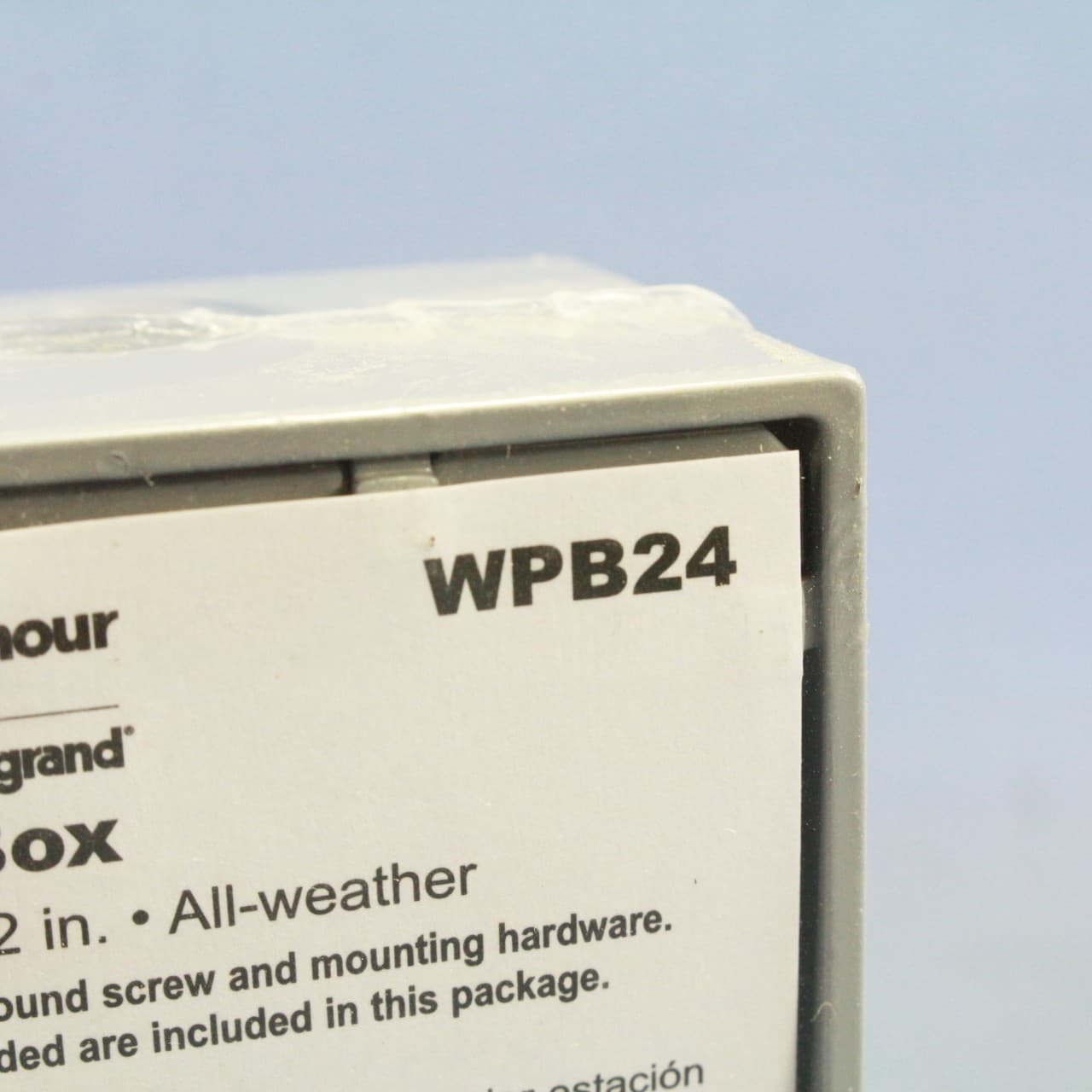 P&S Gray Die-Cast Aluminum Weatherproof 1-Gang Outlet Box 4-Hole 1/2" WPB24 4