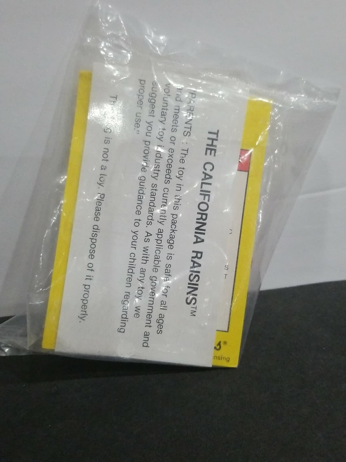 "ALOTTA STILE" 1991 - FACTORY SEALED  "CALIFORNIA RAISIN"    NEW 3