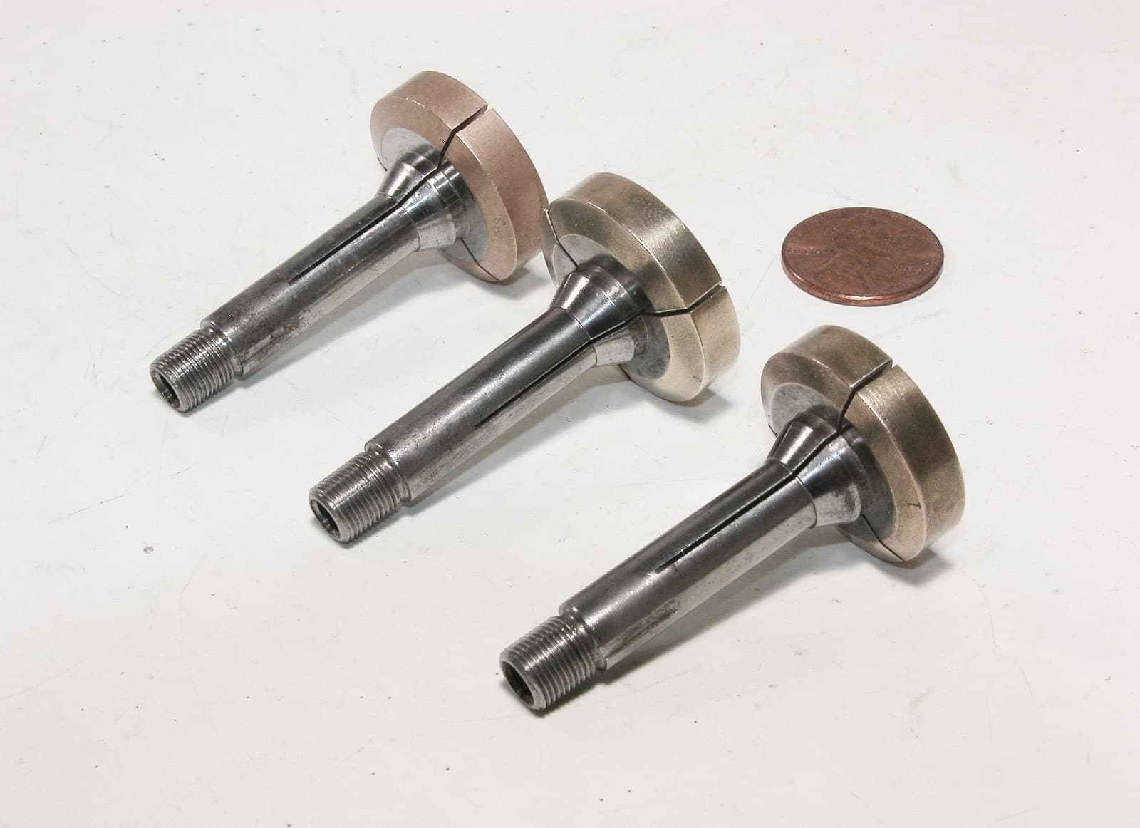 Vintage Watchmaker 8mm Concave/Internal Step Chucks, Size 1, 3, & 5 3