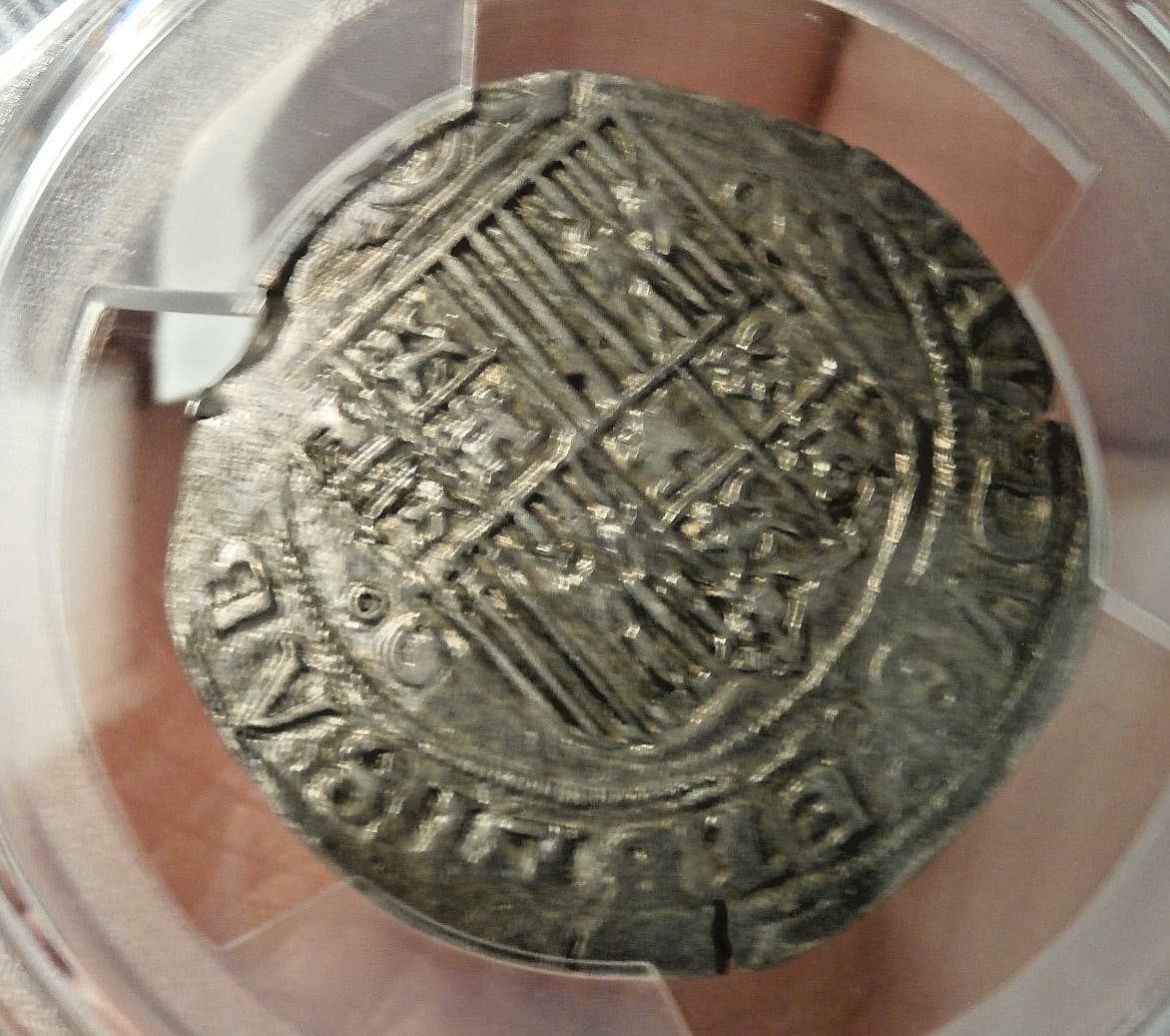 (1474-1504) PCGS AU58 FERDINAND AND ISABELLA 2 REALS NONE HIGHER TOP GRADE 6